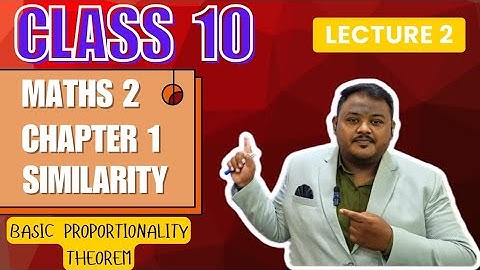 Class 10 | Maths 2 | Chapter 1 | Similarity | Lecture 2 | by @VarthiSirMaths