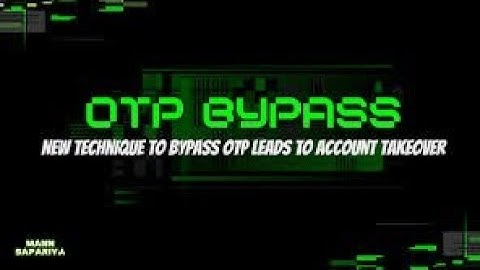 OTP Bypass Vulnerability | Bug Bounty PoC