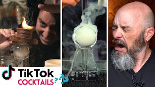 We try to recreate SPOOKY TikTok cocktails - because spooky time