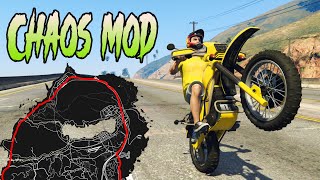 WHEELIE AROUND THE WHOLE MAP With CHAOS MOD! (GTA 5 Stunt Challenge)