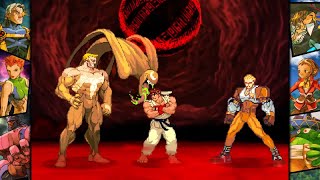 Marvel vs Capcom 2: Ryu, Venom, and Captain Commando arcade playthrough