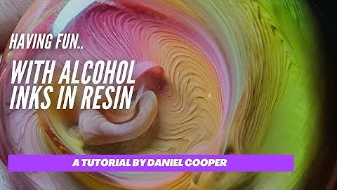 #15. Having Fun with Alcohol Inks in Resin. A Tutorial by Coopers Custom Casts.