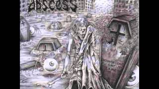 Abscess - Beneath A Blood Red Sun