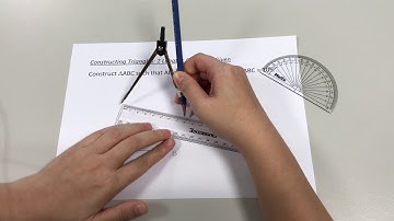 Constructing Triangles - 2 Lengths & 1 Angle Given (Example 2)
