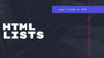 HTML List - Yogi