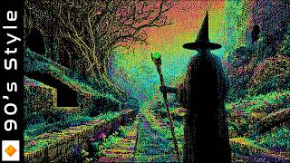 90's PS1 Low Poly Style | Witch Lane | Ethereal DnB Mix for Study & Deep Focus