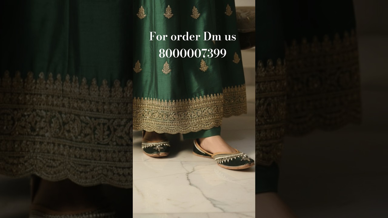 just in 490 Royal Green Pearl Jutti 💚✨ wedding special #youtubeshorts #viralshorts