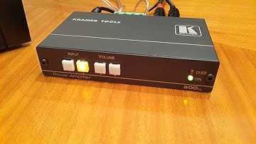 Demo Kramer 900XL con Bose DS16S