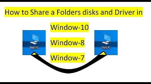 how to share driver in windows 10,8,7,XP 2021