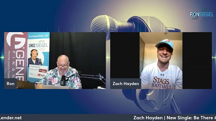 Zach Hayden Debut Be There on Ron Siegel Radio