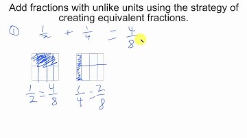 G5.M3.L3-Adding unlike denominators using equivalent fractions
