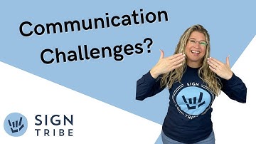 COMMUNICATION CHALLENGES? TRY SIGN LANGUAGE // NON-VERBAL + AUTISM + COMMUNICATION // SIGN TRIBE