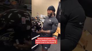 “Put that thing on that noggin” 🤣 (via ravens/TT) #shorts #football #nfl #ravens #highlights #funny