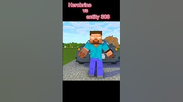 Herobrine VS entity 303 fight #shorts #minecraft #shortvideo