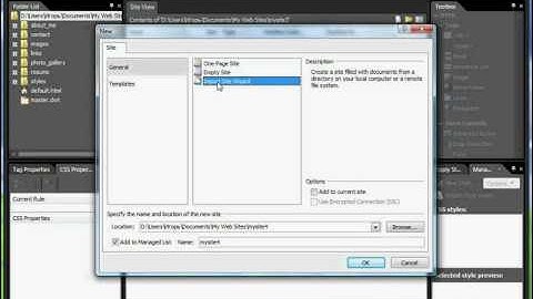Создание веб-узла в Expression Web 3 (23/28)