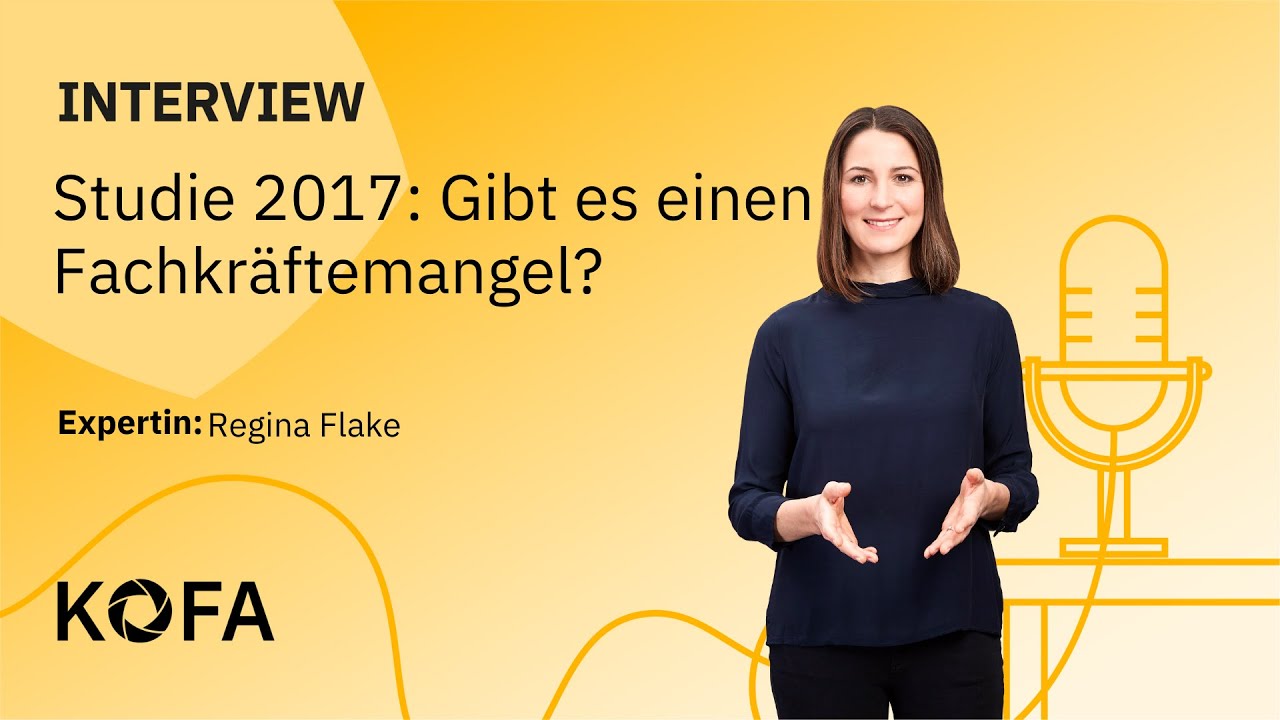 Gibt Es Einen Fachkraftemangel In Deutschland Interview Mit Dr Regina Flake Youtube