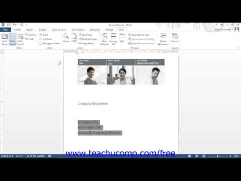 Word 2013 Tutorial Using Tab Stops Microsoft Training Lesson 11.1
