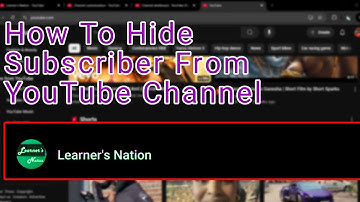 How to hide subscribers on youtube | 2025 updated