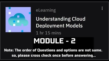 Module-2 What is cloud deployment||Understanding Cloud Deployment Models #naanmudhalvan #ibm