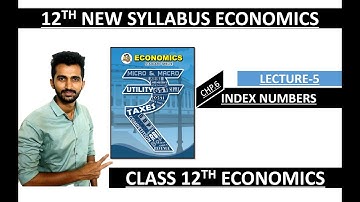 12th New Syllabus Maharashtra Board | Economics Chp.6 Index Numbers|Paasche