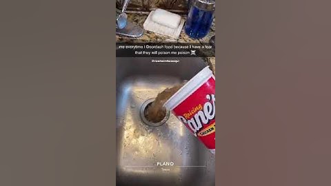 DOORDASH POISON ☠️ 😳#shorts