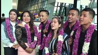 Imbas Kembali Jirayut Nana Supaphorn Dan Kawan² Dari Thailand Tiba Di Airport Ketika Mula Kompetisi
