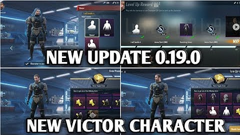 PUBG MOBILE LITE 0.19.0 BETA UPDATE ALL FEATURES | PUBG LITE 0.19.0 NEW CHARACTER VICTOR FIRST LOOK