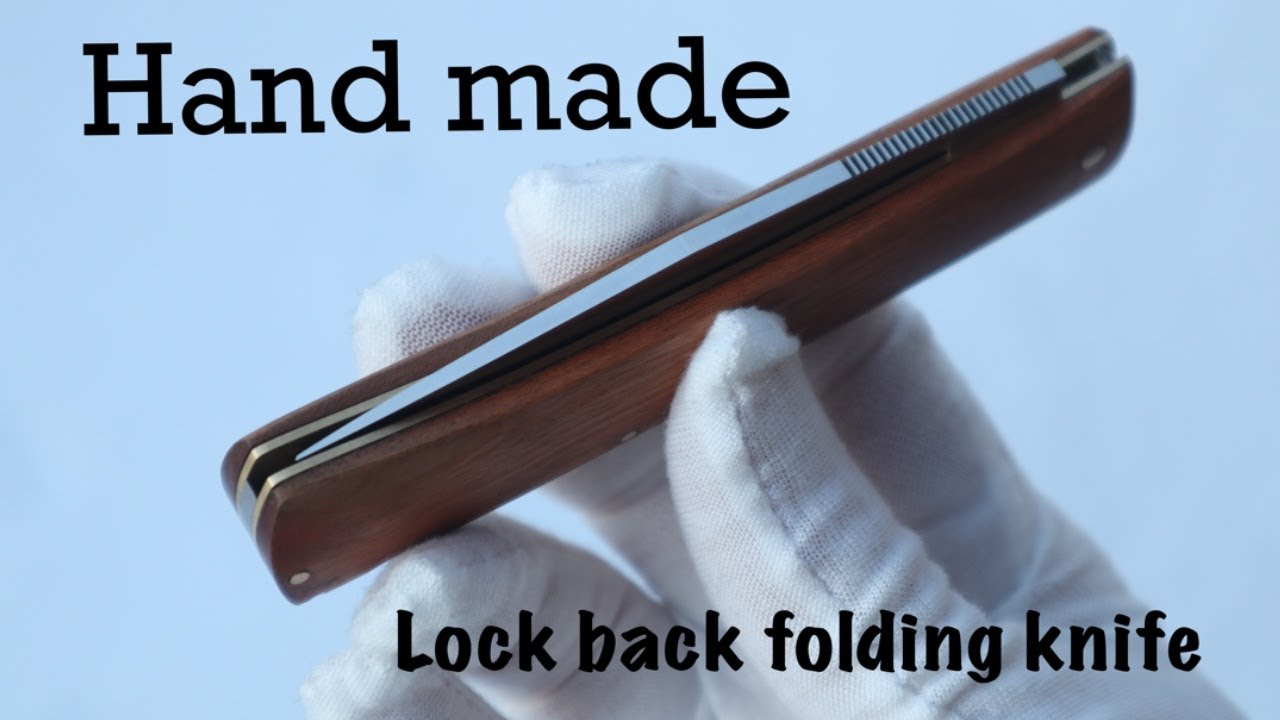 Knife making - Back lock folding knife