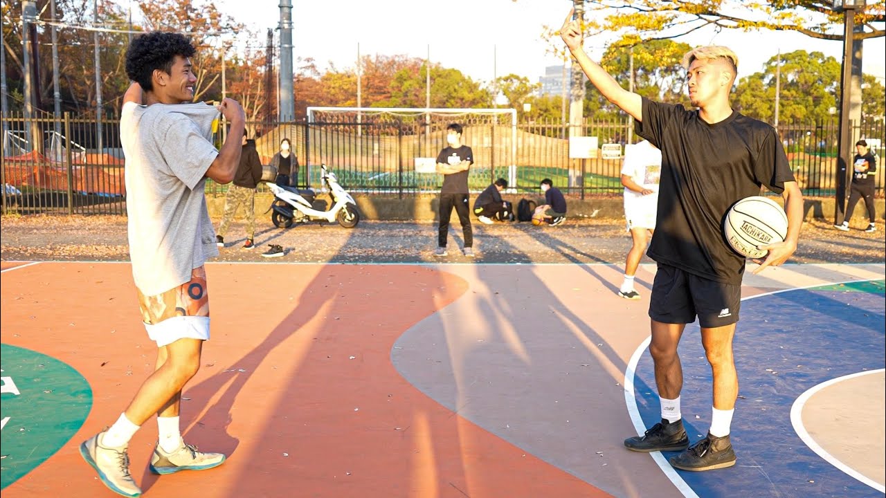 【basketball】休日の夕方にいきなり白熱した日。