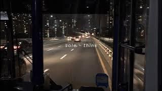 Download lagu sole – think (speed up)