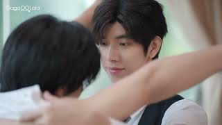 Thad and Luv are having a moment... but Thad, are you okay? in Thai BL 'Crazy Handsome Rich'