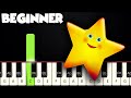 Twinkle twinkle little star  beginner piano tutorial  sheet music by betacustic