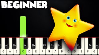 Twinkle Twinkle Little Star | BEGINNER PIANO TUTORIAL   SHEET MUSIC by Betacustic