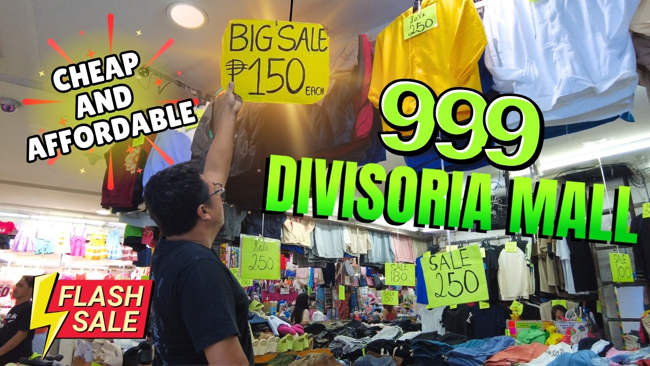 [4K] 999 DIVIORIA MALL 2026 TOUR - CHEAP AND AFFORDABLE SHOPPING PLACE IN THE PHILIPPINES!