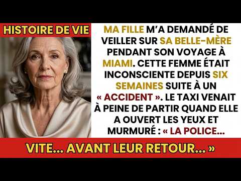 Elle s'est réveillée quelques secondes… Ce qu'elle m'a dit a tout changé.