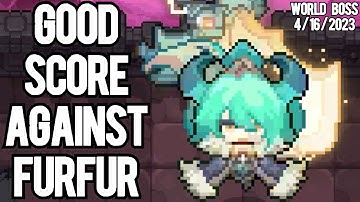 GOOD SCORE AGAINST FURFUR | BEST WB ATTEMPT - 4/16/2023 | MY HEROES: DUNGEON RAID