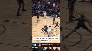 Lajae Jones went to WORK on this stuff at the cup 😳 #fsu #seminoles #collegebasketball #basketball