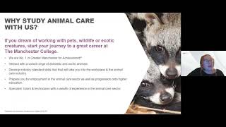 Animal Care | TMC Live Oct 2020 | tmc.ac.uk