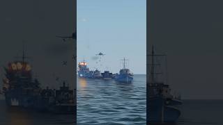 F-4 Phantom II Conducts Bombing Strike on Naval Fleet