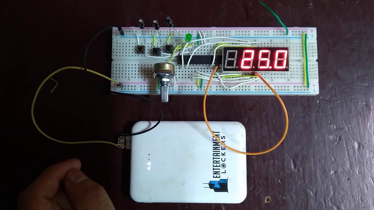 Control ON-OFF de temperatura con histeresis - YouTube