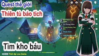 Nhiệm vụ thế giới | Thiên tù bảo tích - Tìm kho báu được ghi trên bản đồ [ Genshin Impact ]