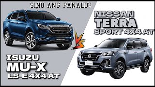 ISUZU MU-X LSE 4X4 vs NISSAN TERRA SPORT 4X4