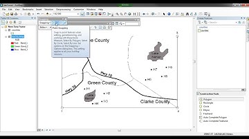 Use ArcGIS to Create Feature, Geo reference and Digitize Image