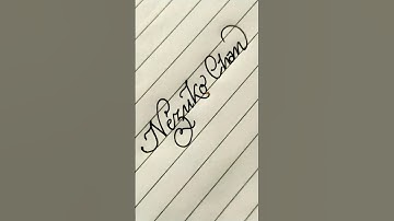 Nezuko chan #calligraphy #handwriting #veemeek #trending #viralshorts #shorts