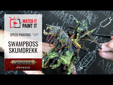 Speed Painting | Age of Sigmar | AoS | Dominion | Swampboss Skumdrekk | Orruks
