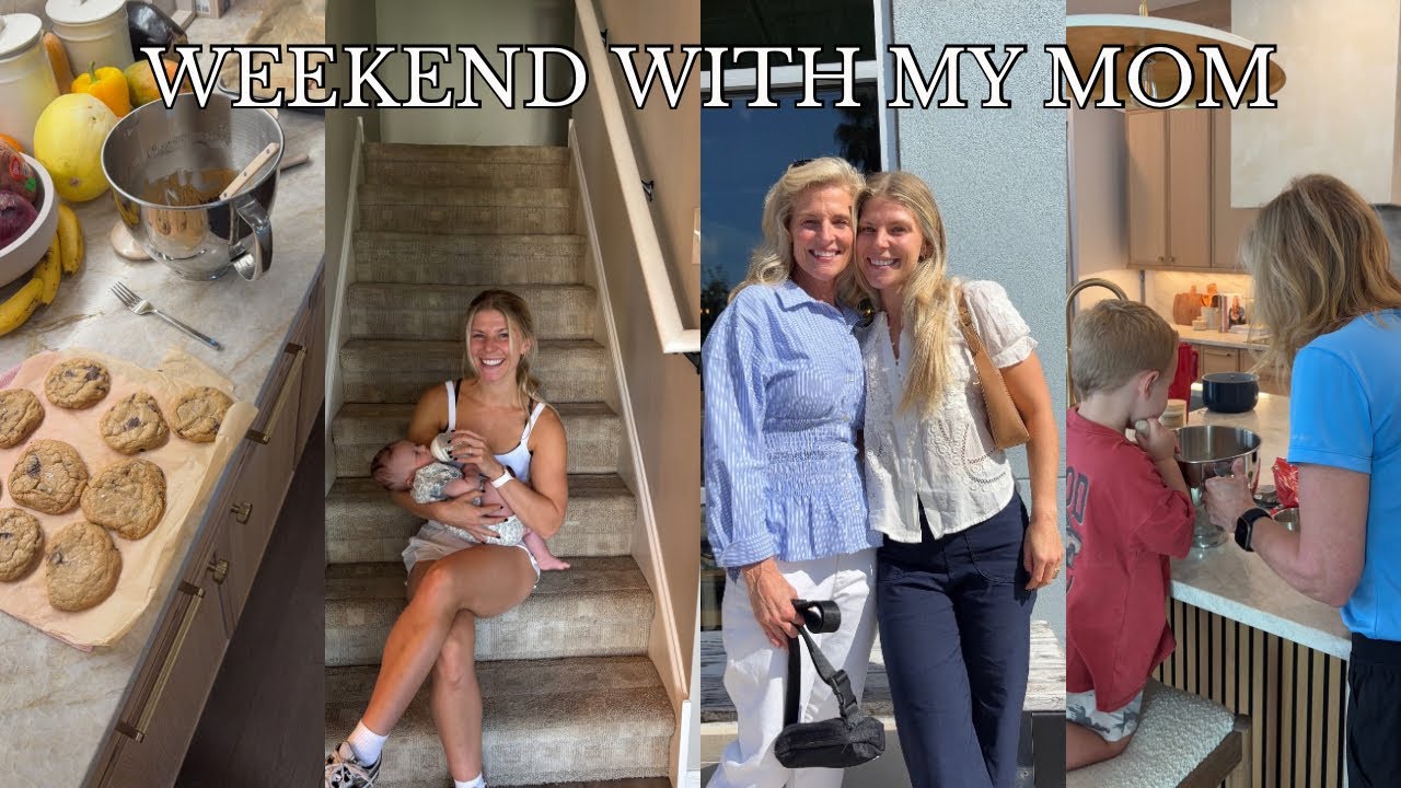 VLOG: моя мама здесь!!!, протеиновые шарики из тыквы, поездка в Anthropologie + время с семьёй