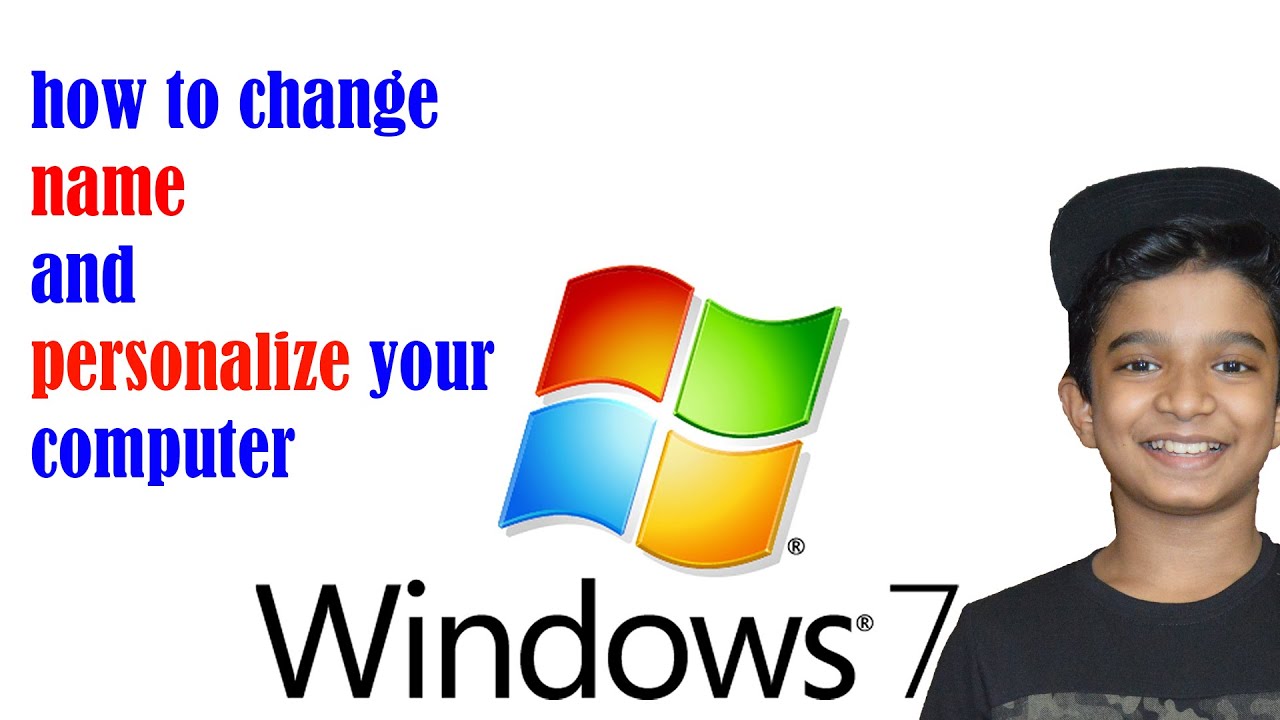 How to change name and personalize your computer - YouTube