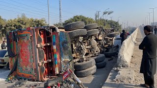 Brake Failure Leads to Terrifying Truck Crash | Full front Axle & Leaf Spring Repair Process