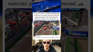 Lightning McQueen vs  Francesco Bernoulli Speed Duel