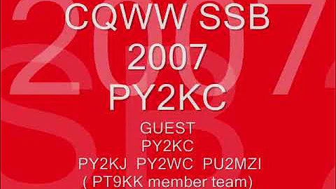 CQWW SSB 2007 PY2KC PY2WC PY2KJ TI & PU2MZI